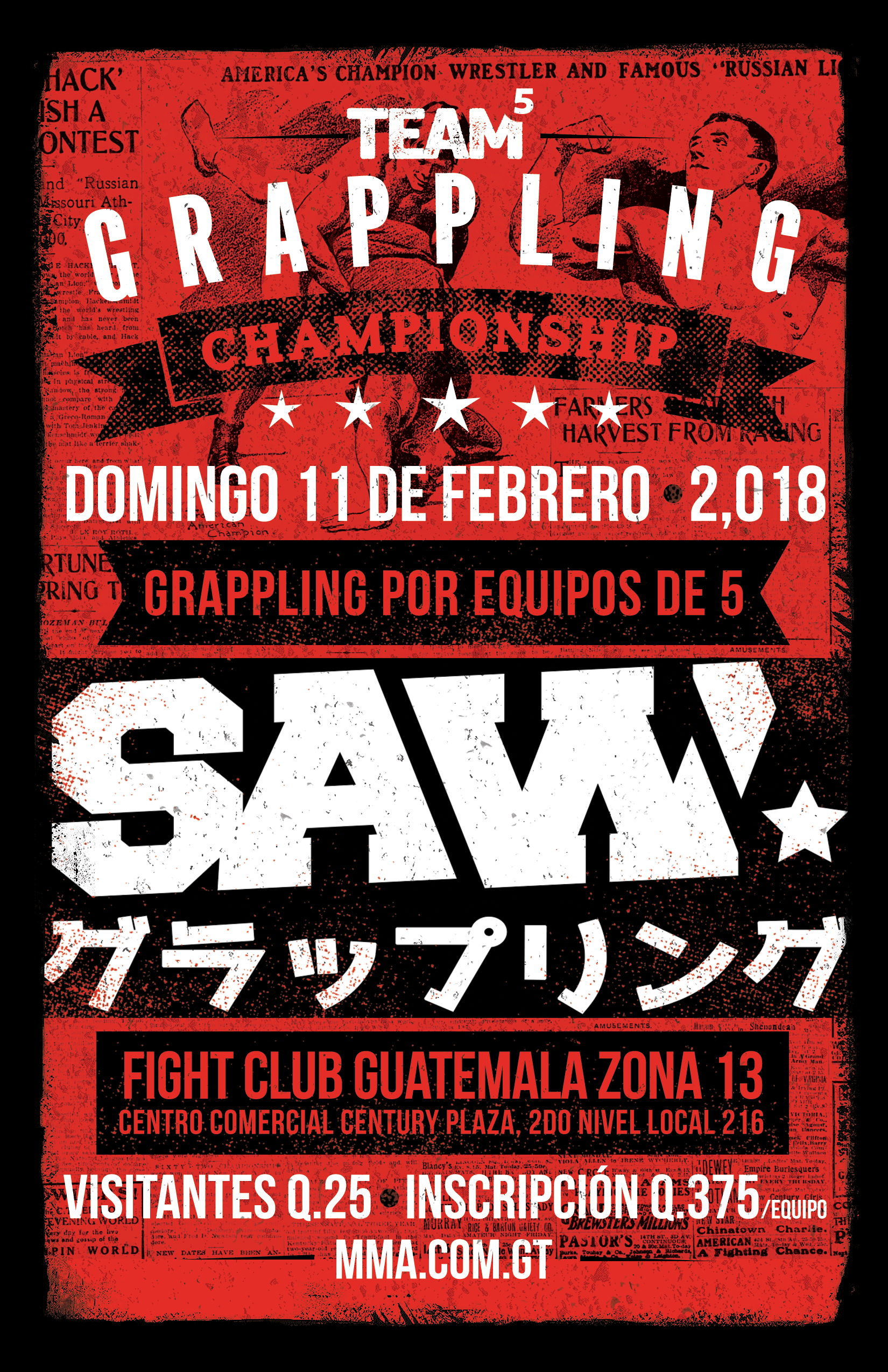 Campeonato Grappling Guatemala 2018